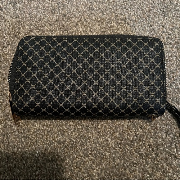 CC Black and Tan Patterned Wallet - Picture 3 of 6